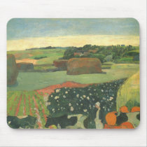 Haystacks in Brittany, Potato Field; Paul Gauguin
