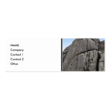 Haytor. Rocks in Devon England. Business Card