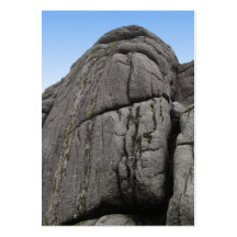 Haytor. Rocks in Devon England. Business Cards
