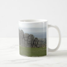 Haytor. Rocks in Devon England. Coffee Mug