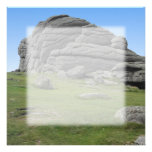 Haytor. Rocks in Devon England. Custom Invitation