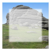 Haytor. Rocks in Devon England. Custom Invitation