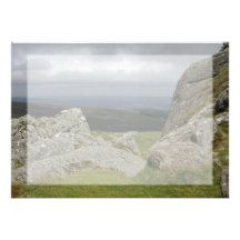 Haytor. Rocks in Devon England. Custom Invite