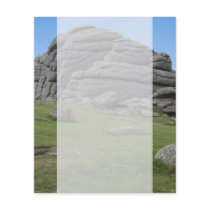 Haytor. Rocks in Devon England. Flyer