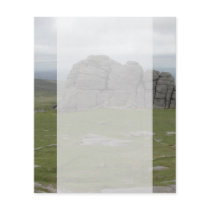 Haytor. Rocks in Devon England. Custom Flyer