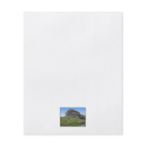 Haytor. Rocks in Devon England. On White. Full Color Flyer
