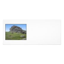 Haytor. Rocks in Devon England. On White. Personalised Invitations