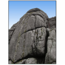 Haytor. Rocks in Devon England. On White. Photo Cutouts