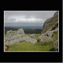 Haytor. Rocks in Devon England. Photo Sculptures