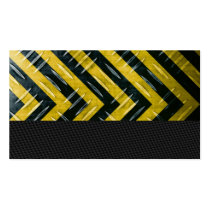Hazard Stripe Diamond Plate Textured