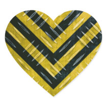 Hazard Stripe Diamond Plate Textured