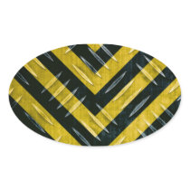 Hazard Stripe Diamond Plate Textured