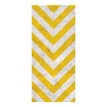Hazard Striped Customized Rack Card