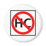 Hazardous Cargo Prohibited Highway Sign Refrigerator Magnets
