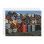 Hazardous waste barrels invitations
