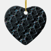 Haze - Mandelbrot Fractal Christmas Tree Ornaments