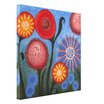 Hazy Meadows Wrapped Canvas Gallery Wrap Canvas