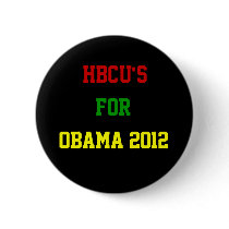 HBCU's For Obama Pin