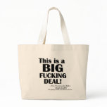HCR: Big F-ing Deal Tote Bag