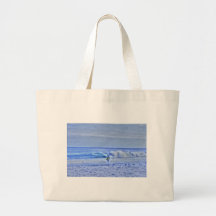 HDR BodyBoard Surfer Checking Out Ocean Waves Bag