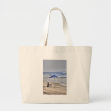 HDR Classic Beach Shot Fisbing Umbrella Sand Waves Bag