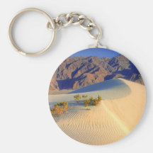 HDR Death valley sand dunes Keychain