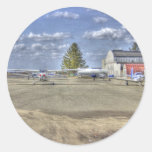 HDR Facing Plane Under Air Control Panel Stickers