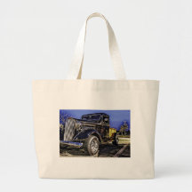 HDR GMC Classic Truck Old School Tote Bags