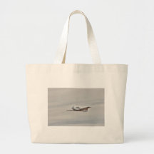HDR Gold Plane Flying in the Clouds Tote Bag