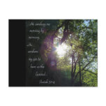 He awakens me... postcard