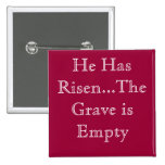 He Has Risen Button