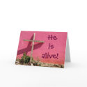 He is alive  blank inside cards
