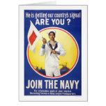 He is getting our country's signal - are you? cards