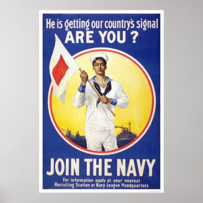 He is getting our country's signal - are you? posters by lc_wpa