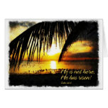 He is not here;He has risen Luke 24 6 A1 cards