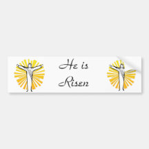 He is Risen Bumper Sticker