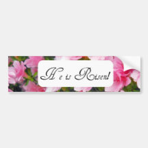 He is Risen! Bumper Sticker