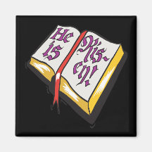 He Is Risen Fridge Magnets