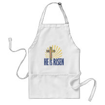 He is RISEN on Easter Apron