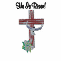 He is Risen! Polo Shirts