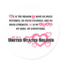 He Is The Reason Round Stickers