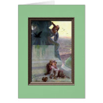 He knows when you've been bad or good.... greeting card