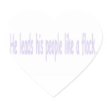 He Leads stickers