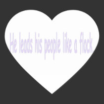 He Leads stickers