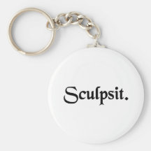 He (or she) engraved it. keychain