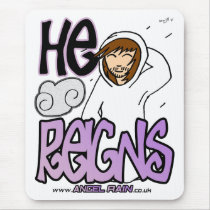 He Reigns! Mousepad