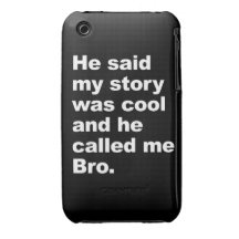 he said my story was cool iPhone 3 cover
