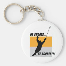 He Shoots....He Scores! Keychains