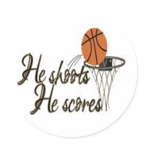 He Shoots...He Scores Stickers