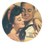"He Volunteered For Submarine Service" stickers